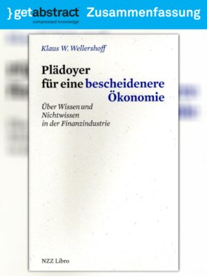 cover image of Plädoyer für eine bescheidenere Ökonomie (Zusammenfassung)